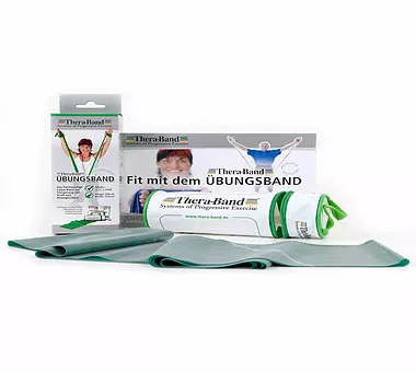 THERA BAND Thera Band mit Zipbox 2.5m stark grun